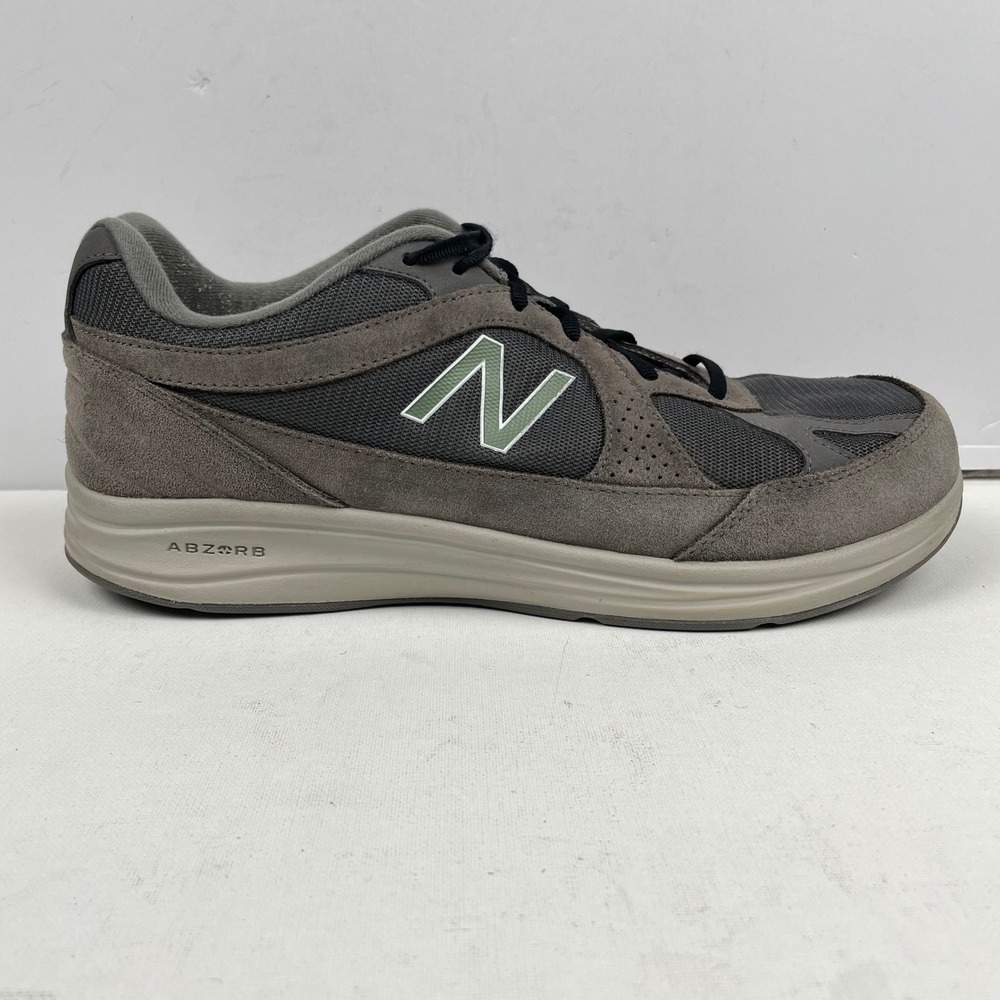 New Balance 877 Walking Shoes Gray - Mens Size 11 4E Wide